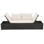 Tuinbed 195X60 Cm Poly Rattan