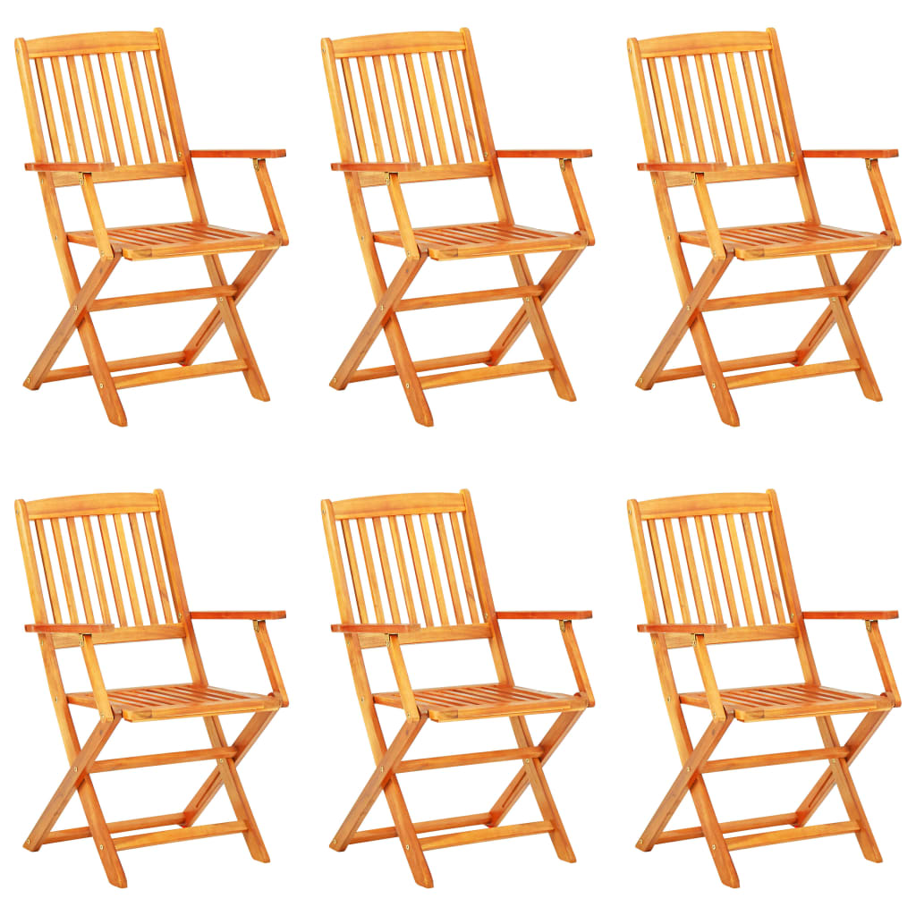 -Delige Tuinset Inklapbaar Massief Acaciahout