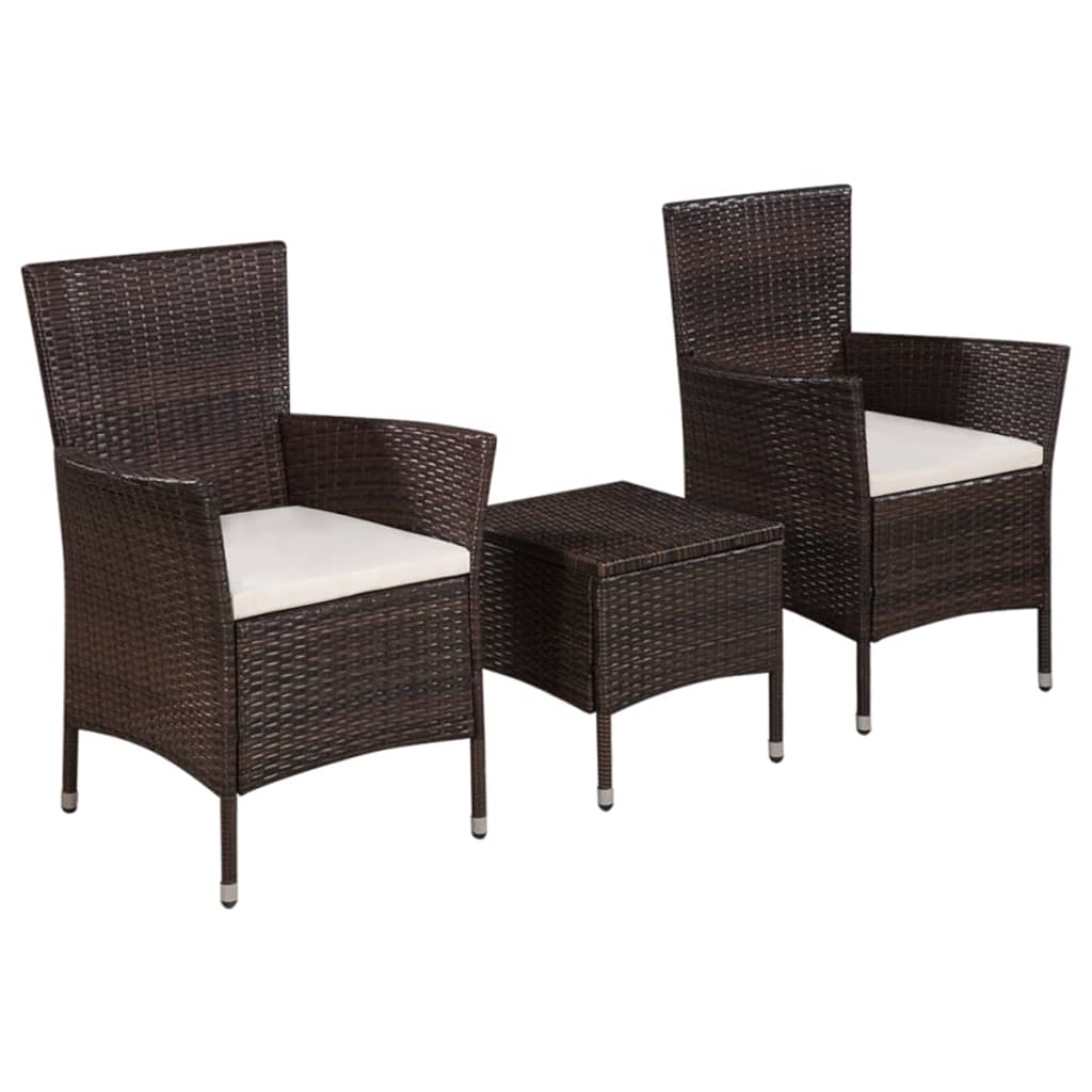 -Delige Bistroset Poly Rattan