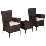 -Delige Bistroset Poly Rattan