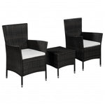 -Delige Bistroset Poly Rattan
