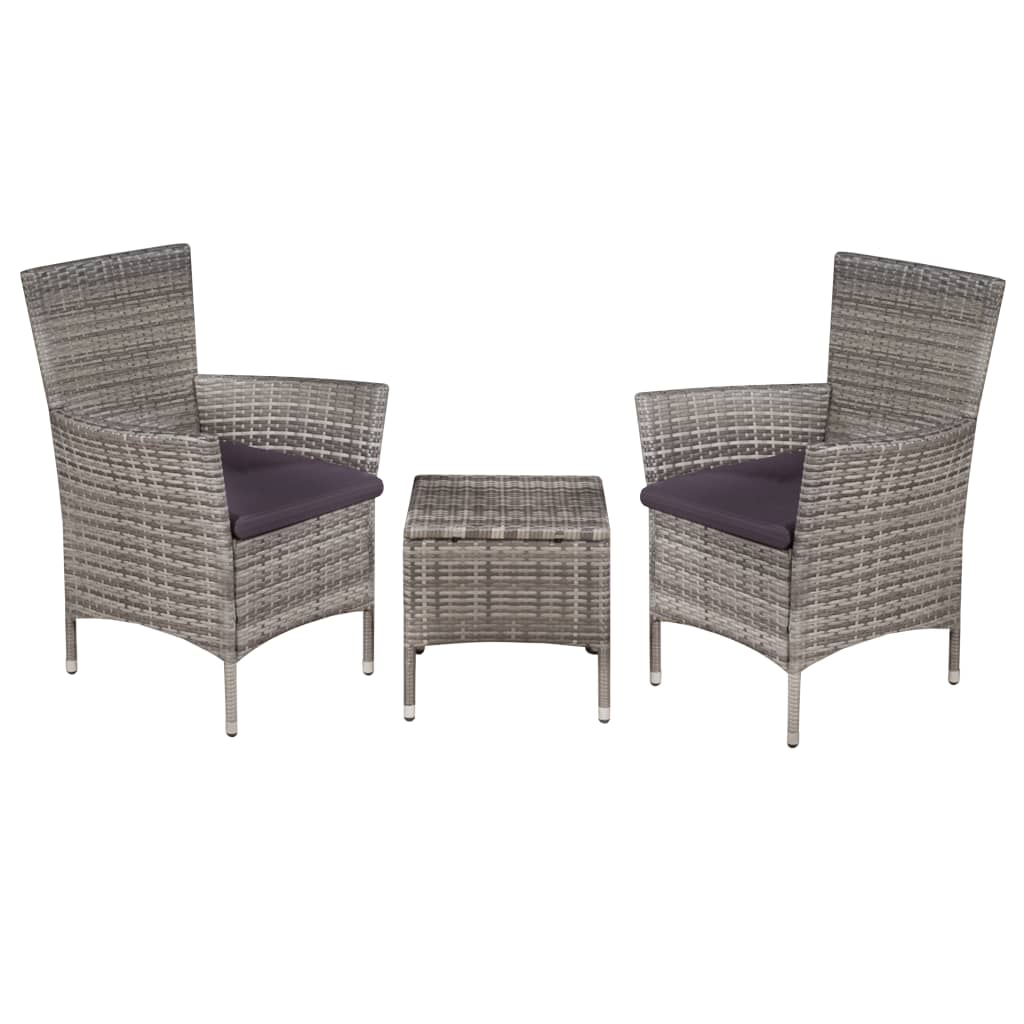 -Delige Bistroset Poly Rattan