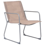 4-Delige Loungeset Stof En Staal Taupe