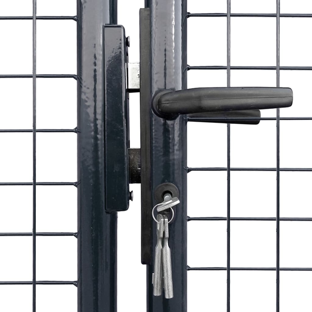 Gaaspoort Gegalvaniseerd Staal Grijs