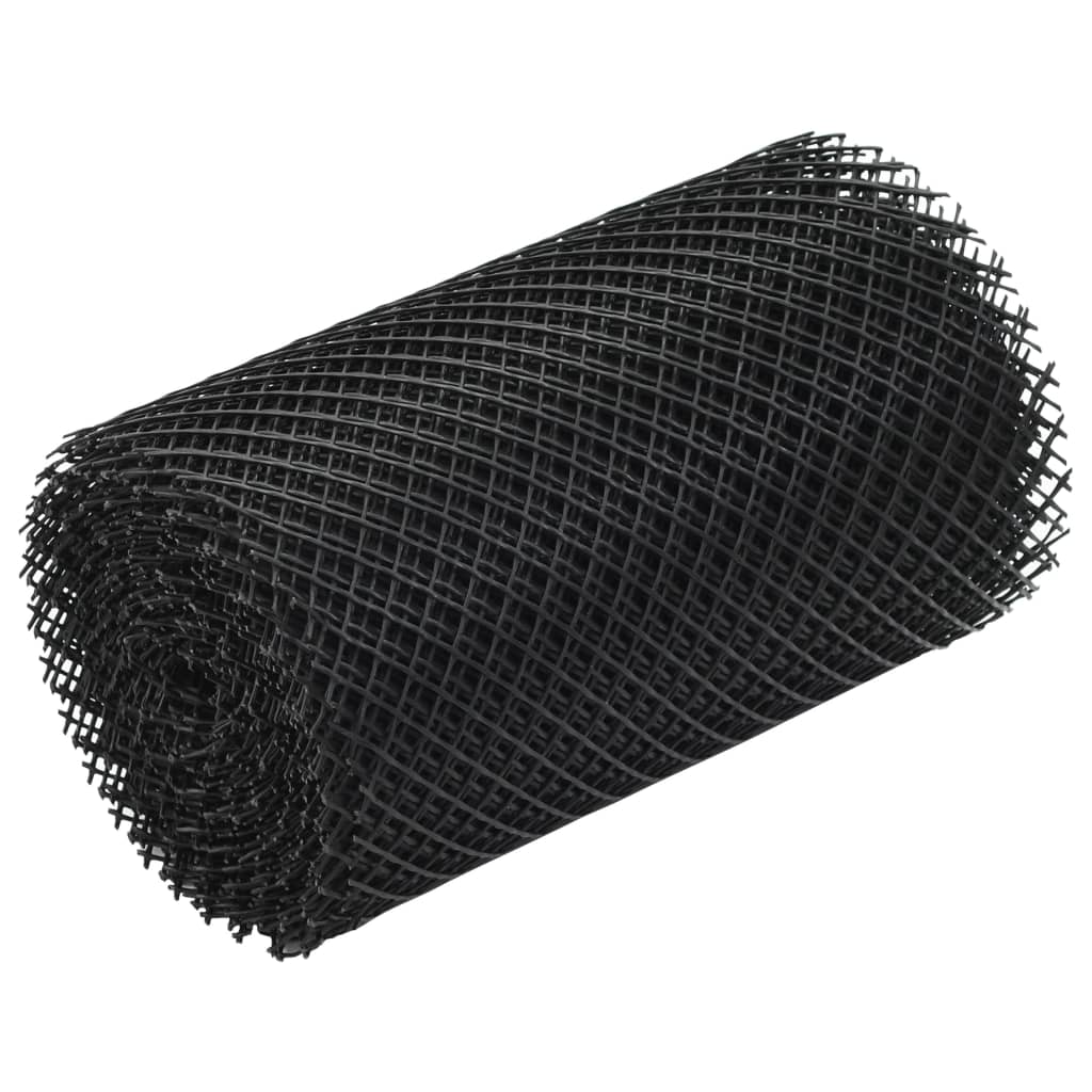 4-Delig Gootgaas Met Klemmen 1,08 ㎡ Hdpe Zwart En Transparant