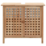 Wastafelkast 66X29X61 Cm Massief Walnotenhout