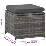 Loungeset Met Kussens -Delig Poly Rattan
