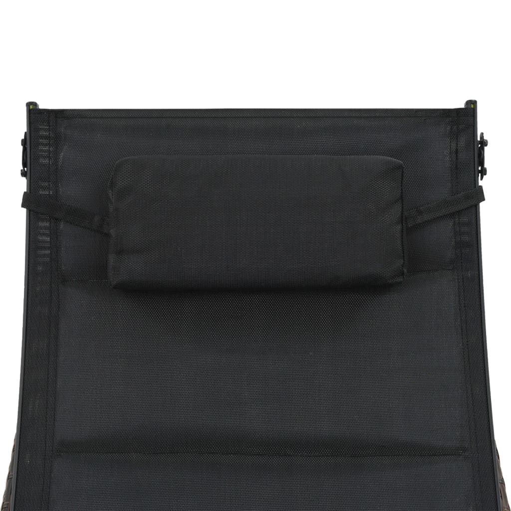 Ligbed Poly Rattan En Textileen