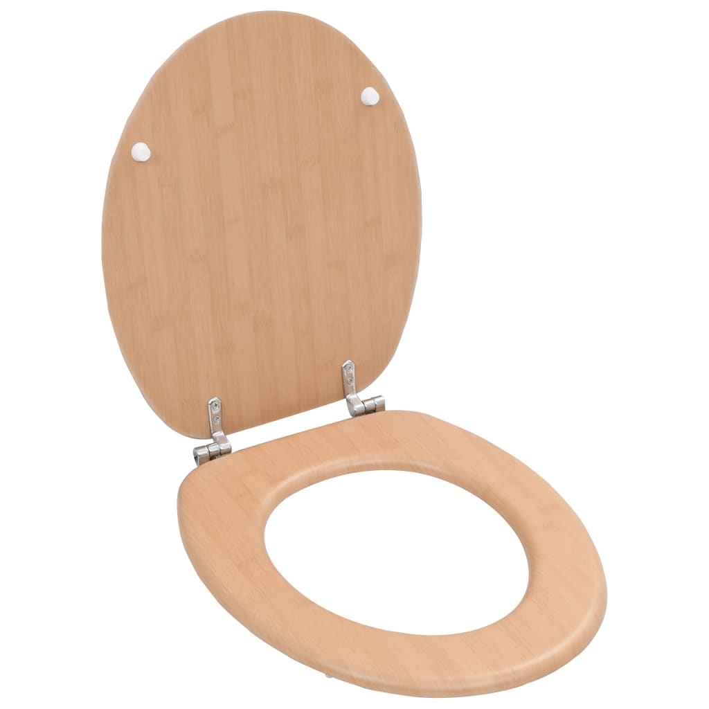 Toiletbril Soft-Close Simpel Ontwerp Mdf Wit