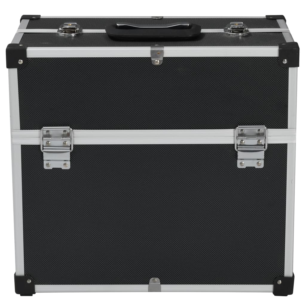 Gereedschapskoffer 38X22,5X34 Cm Aluminium Zwart