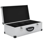 Cd-Koffer Voor 80 Cd's Aluminium Abs Kleurig