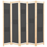 Kamerscherm Met 5 Panelen 200X170X4 Cm Stof