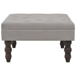 Kruk 60X60X36 Cm Fluweel Donker