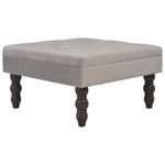Kruk 60X60X36 Cm Fluweel Donker