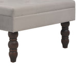 Kruk 60X60X36 Cm Fluweel Donker