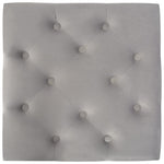 Kruk 60X60X36 Cm Fluweel Donker