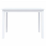 Eettafel 114X71X75 Cm Massief Rubberwood