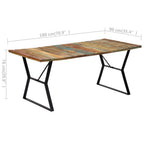 Eettafel Massief Gerecycled Hout