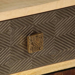 Tv-Meubel 120X30X40 Cm Massief Mangohout