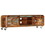 Tv-Meubel 120X30X36 Cm Massief Gerecycled Hout