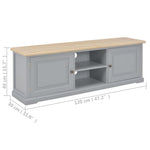 Tv-Meubel 120X30X40 Cm Hout