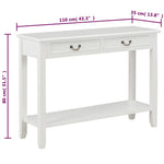 Wandtafel 110X35X80 Cm Hout