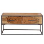 Salontafel 75X75X35 Cm Massief Acaciahout