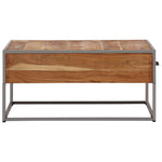 Salontafel 75X75X35 Cm Massief Acaciahout