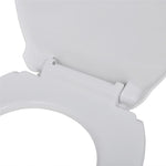 Toiletbrillen Met Soft-Close Deksels 2 St Kunststof Wit Zwart