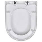 Toiletbrillen Met Soft-Close Deksels 2 St Kunststof Wit