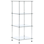 Kastje 3-Laags 40X40X Gehard Glas Transparant