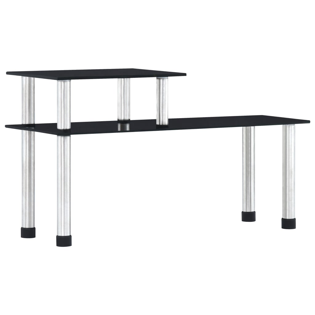 Keukenschap 45X16X26 Cm Gehard Glas Zwart