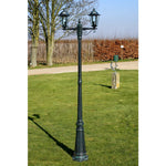 Tuinlantaarn Preston 2-Arms 215 Cm Donkergroen