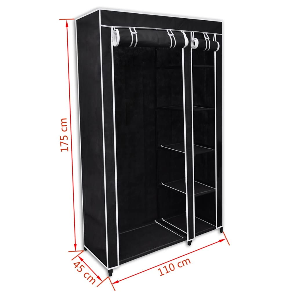Kledingkast Opvouwbaar 110X45X175 Cm