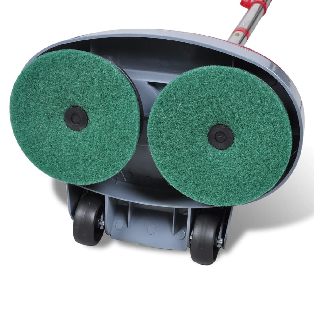 5-In-1 Tweekoppige Vloerschrobber & Polijstmachine