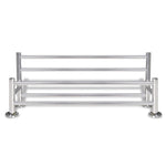 Handdoekenrek Met 6 Roedes Roestvrij Staal