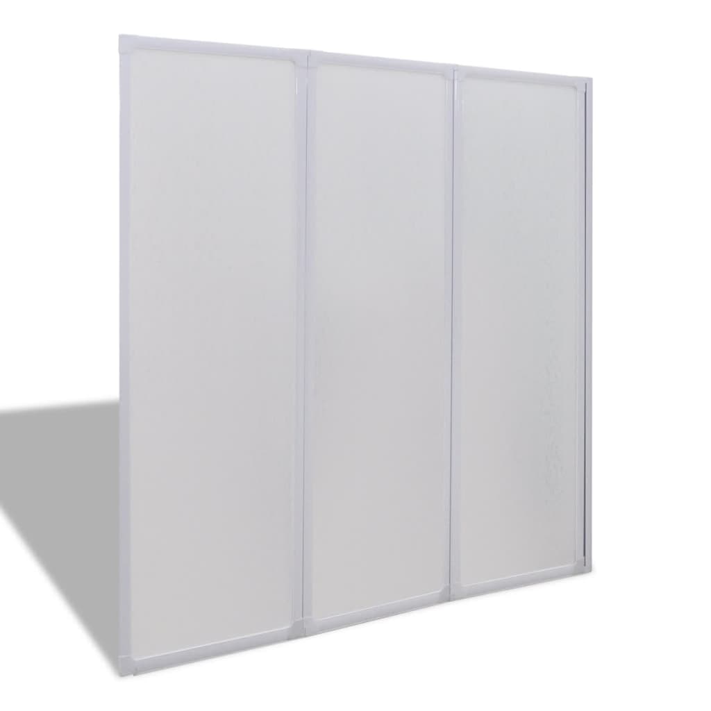 Badscherm 3 Panelen Vouwbaar