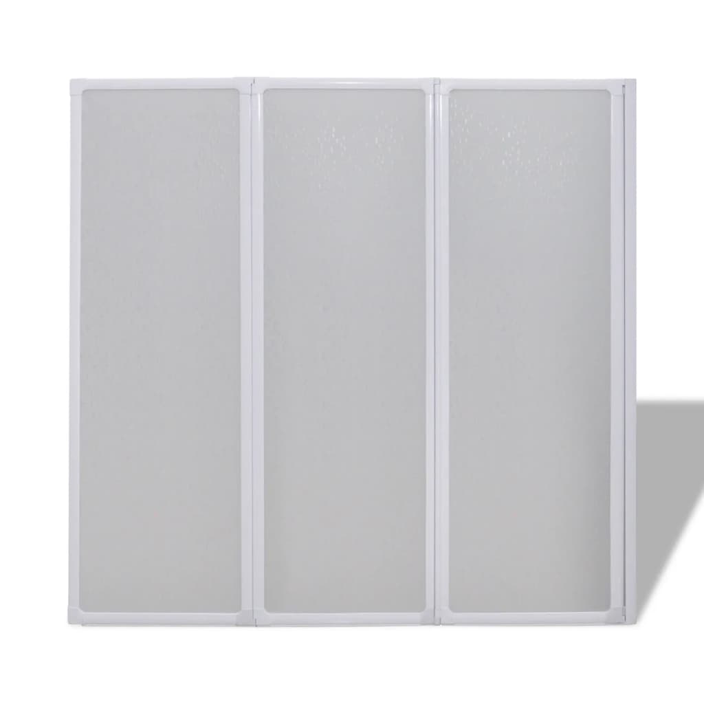 Badscherm 3 Panelen Vouwbaar