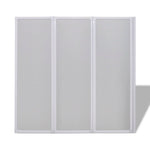 Badscherm 3 Panelen Vouwbaar