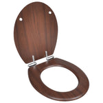 Toiletbril Soft-Close Simpel Ontwerp Mdf Wit