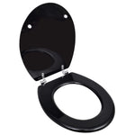 Toiletbril Soft-Close Simpel Ontwerp Mdf Wit