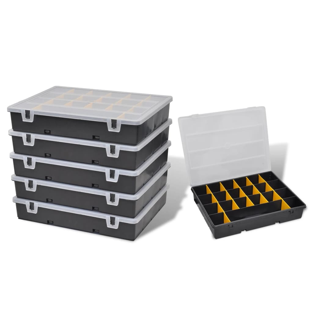 Sorteerdozen 6 St Zwart
