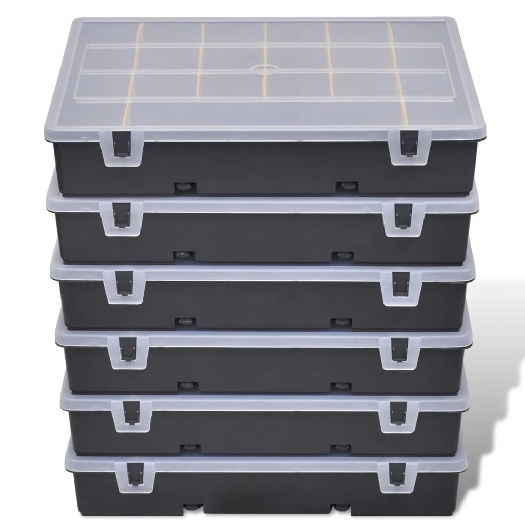 Sorteerdozen 6 St Zwart