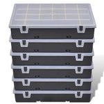 Sorteerdozen 6 St Zwart