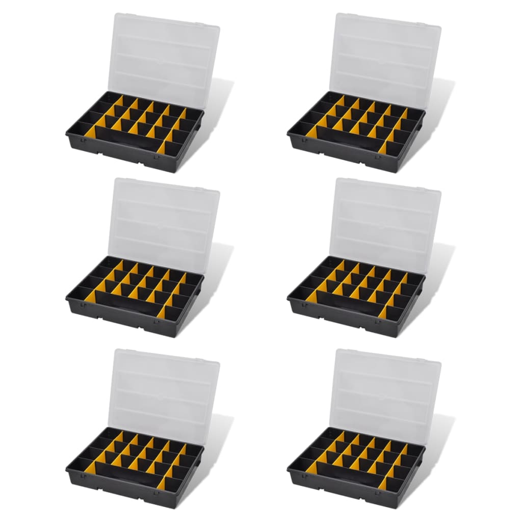 Sorteerdozen 6 St Zwart