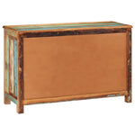 Kast Met 3 Lades En 3 Deuren Vintage Stijl Gerecycled Hout