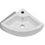 Wastafel Met Overloop 45X32X12,5 Cm