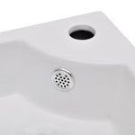 Wastafel Met Overloop 45X32X12,5 Cm