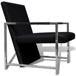 Fauteuils Met Chroom Frame Kunstleer
