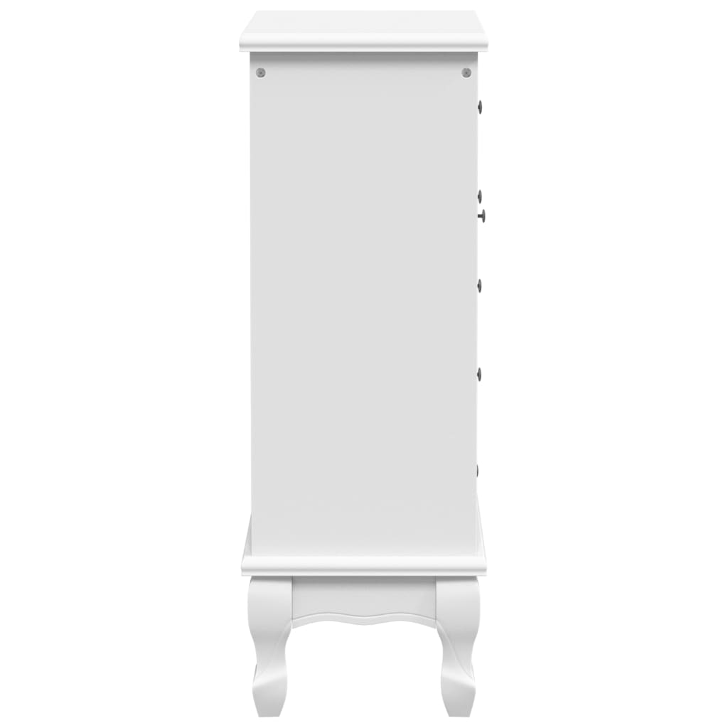 Kast Met 5 Lades En 2 Planken Wit
